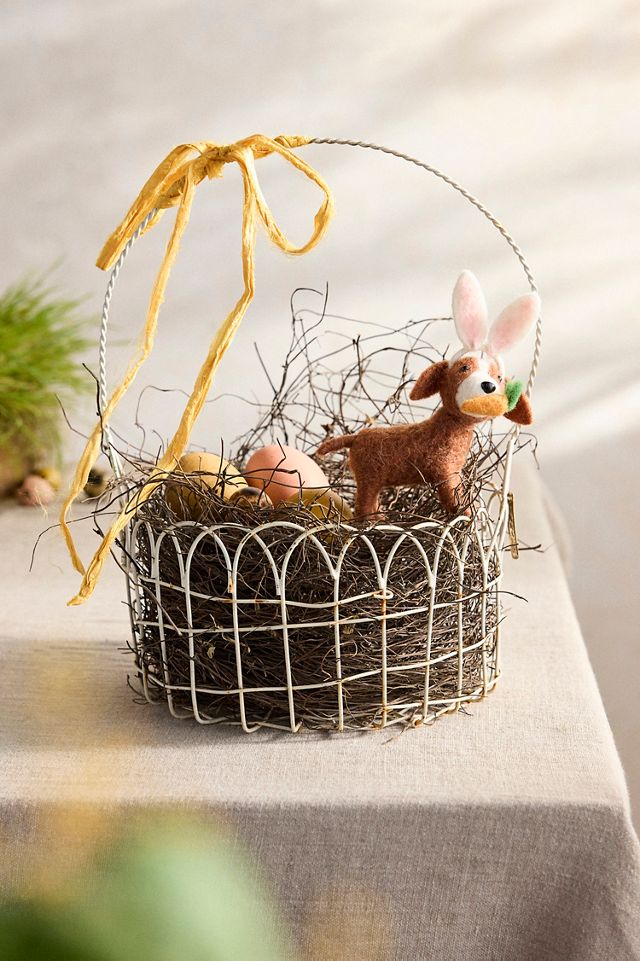 Scalloped Wire Basket, Small | Anthropologie