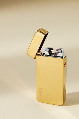 Nomatiq Electric Usb Lighter In Gold