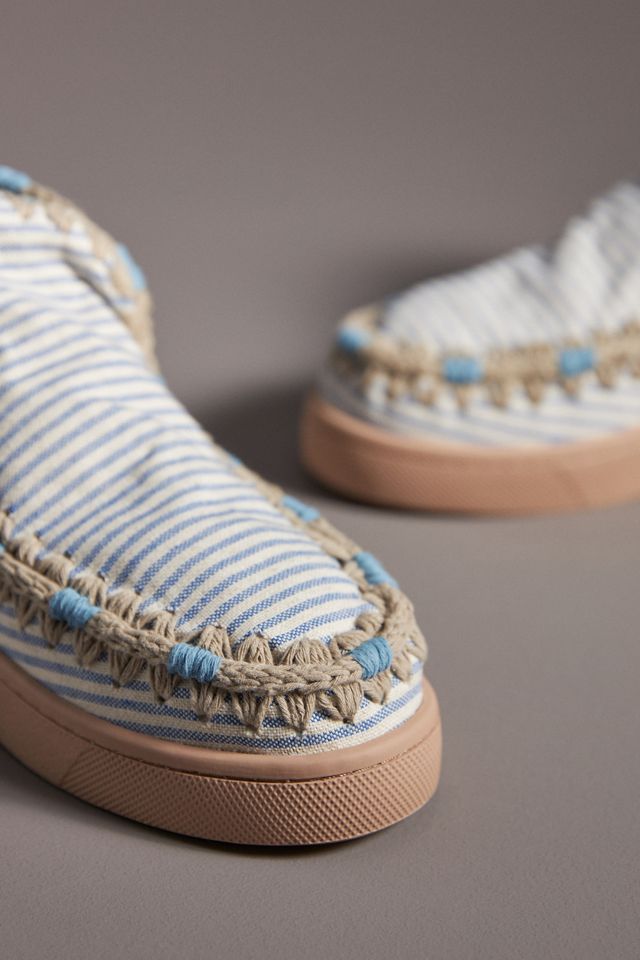 Mou Summer Stitched Pull-On Sneakers #3