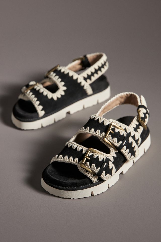 Mou Bio Buckle Slingback Sandals #1