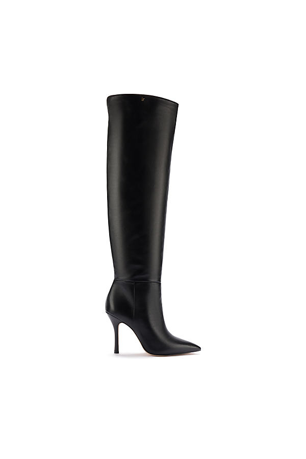 Larroude Kate Tall Boots In Black