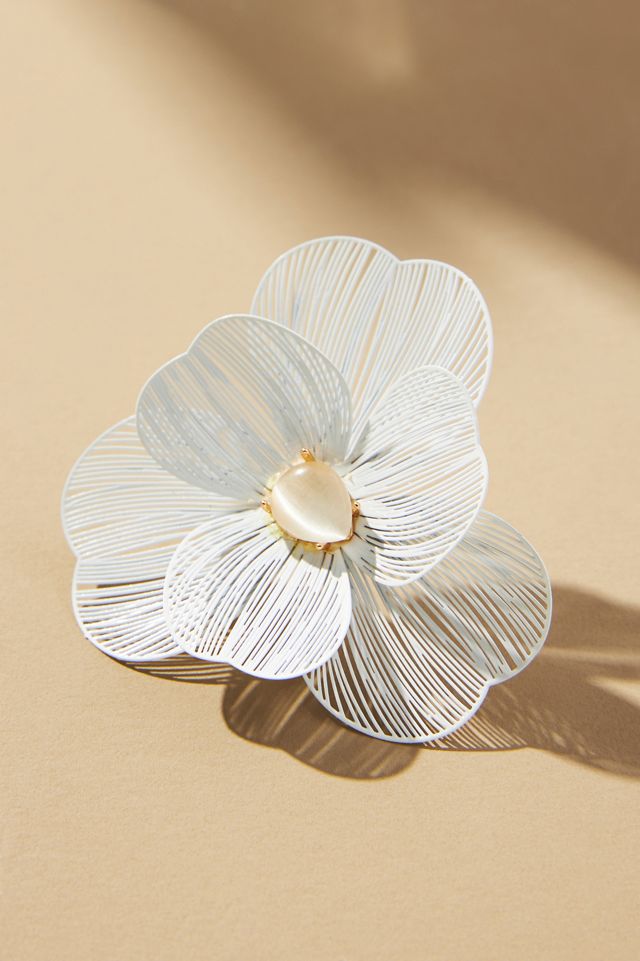 Wire Floral Earrings #1
