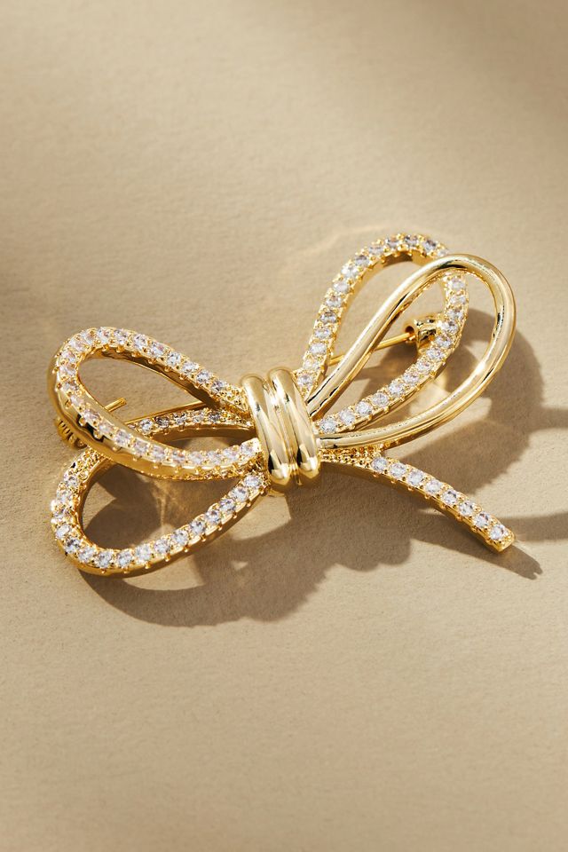 Metal Ribbon Brooch | Anthropologie