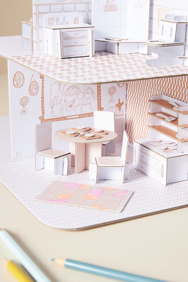 Color. Assemble. Play. Dolls House #2