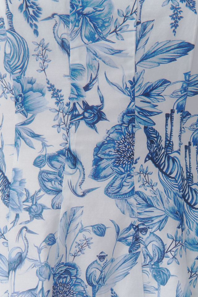 Aqua Blu Claudette Sleeveless Square-Neck Floral Maxi Dress #4