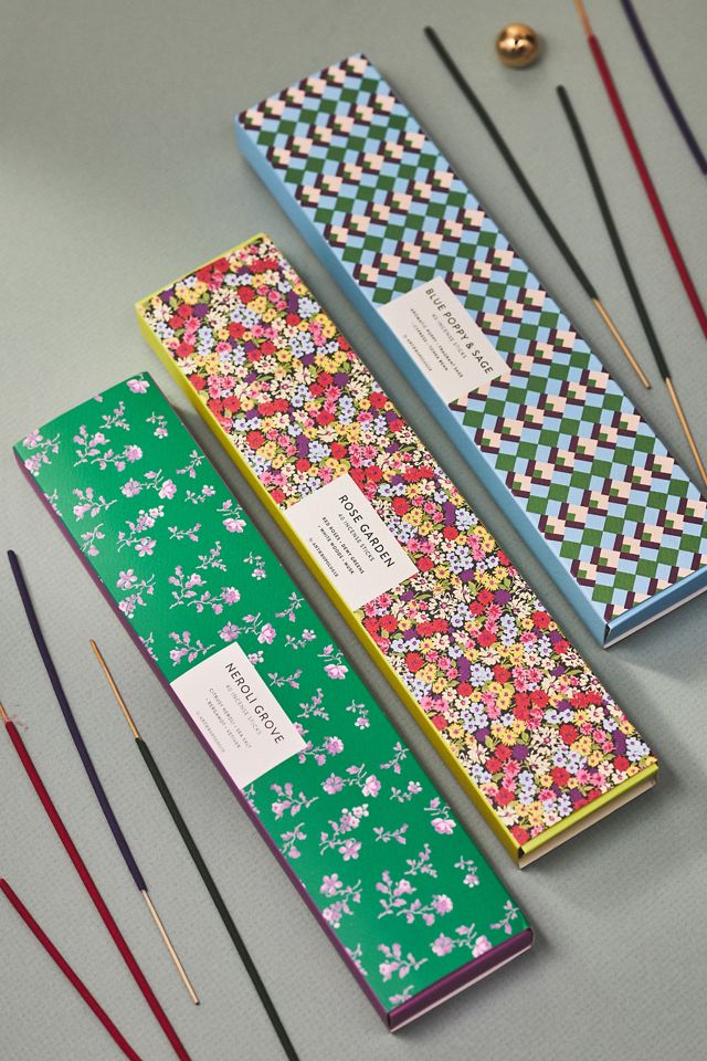 Farrah Floral Blue Poppy & Sage Incense Sticks #1