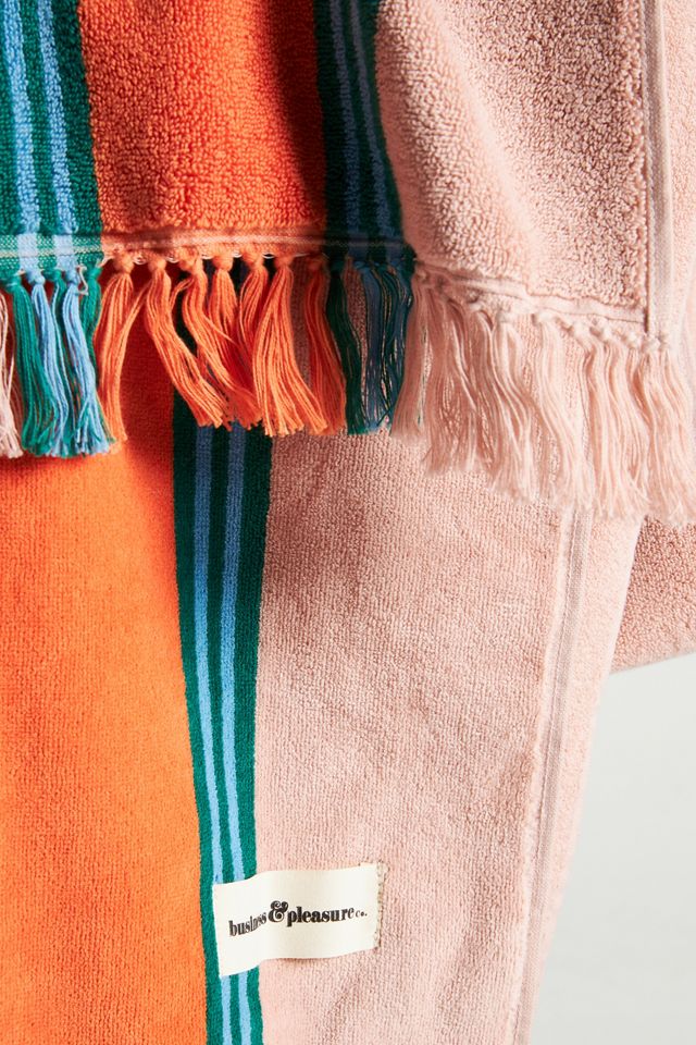 Business & Pleasure Co. Bistro Stripe Beach Towel #1