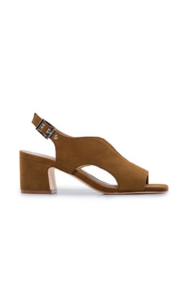Bernardo Women's Bedford Suede Mid Heel Sandals In Beige
