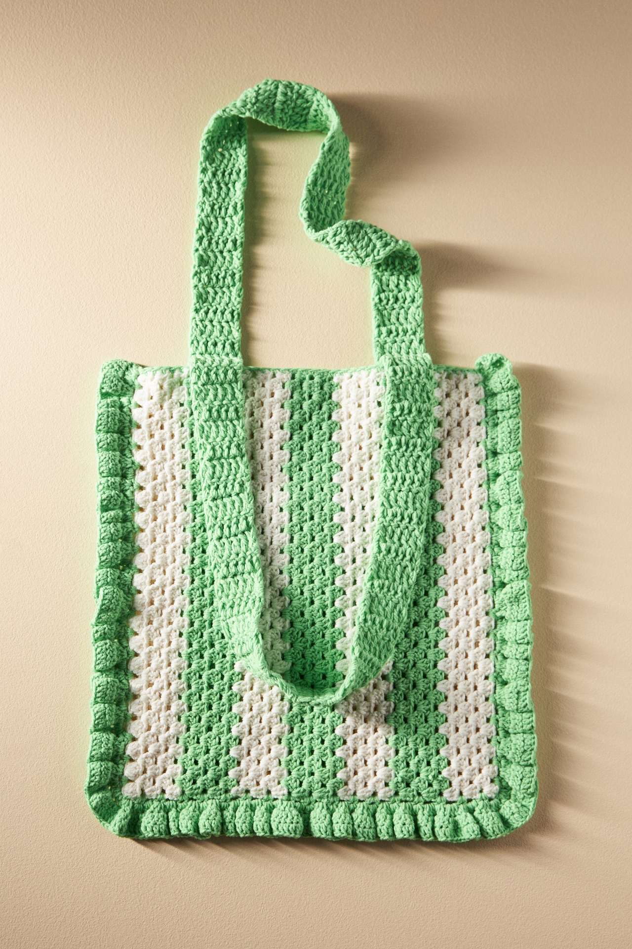 Damson Madder Frill Crochet Bag