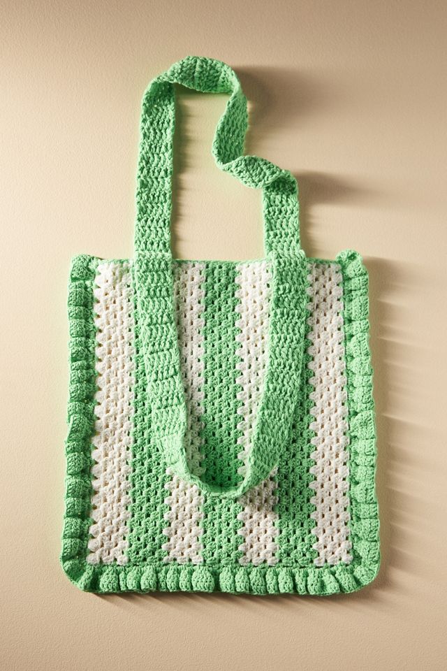 Damson Madder Frill Crochet Bag #2