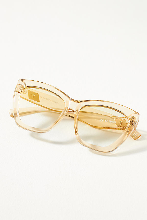 Shop Le Specs Vamos Polarized Sunglasses In Clear