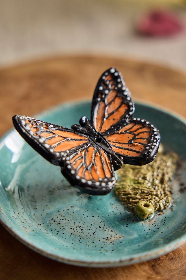 Butterfly Ceramic Incense Holder #1