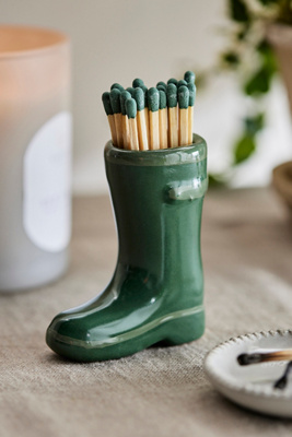 Shop Terrain Wellington Boot Match Holder + Striker In Green