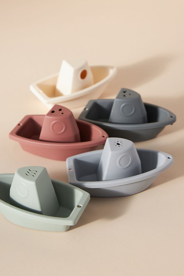 Mushie Sailboats Bath Toys, Set of 5 #1