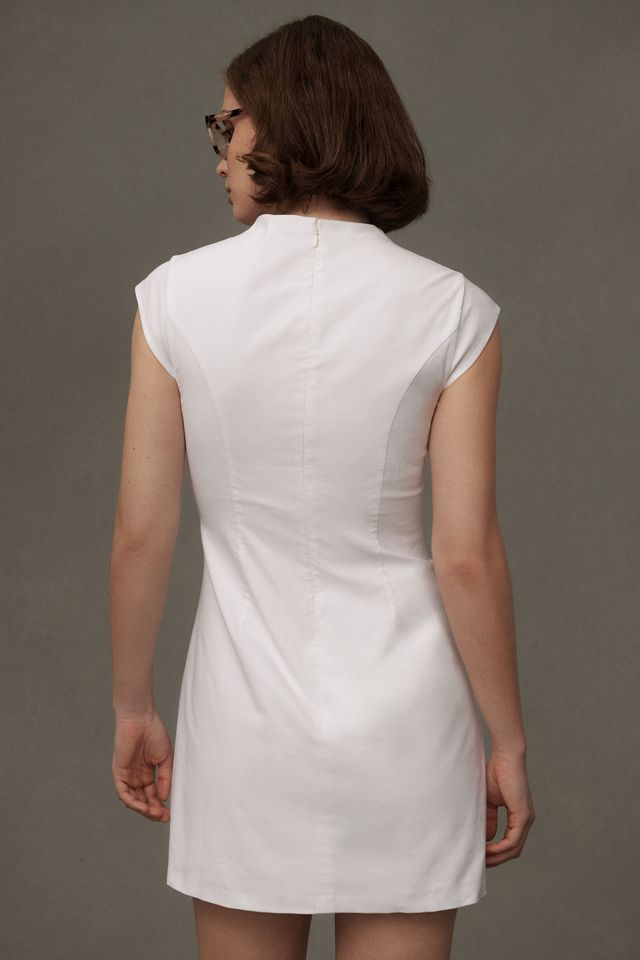 BHLDN Natalie Cap-Sleeve Structured Mini Dress #2