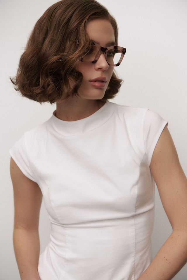 BHLDN Natalie Cap-Sleeve Structured Mini Dress #3