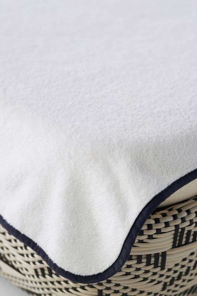Piped Lounge Chair Towel Cover #1