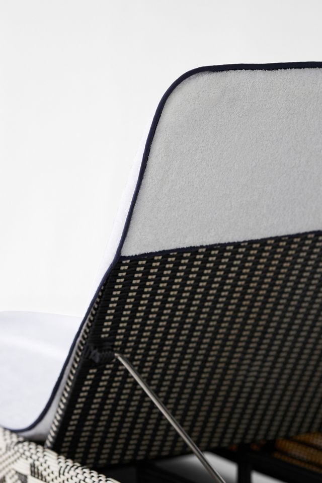Piped Lounge Chair Towel Cover #2