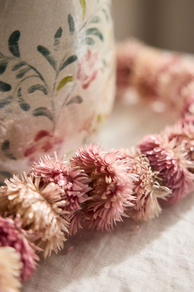 Dried Helichrysum Garland #1
