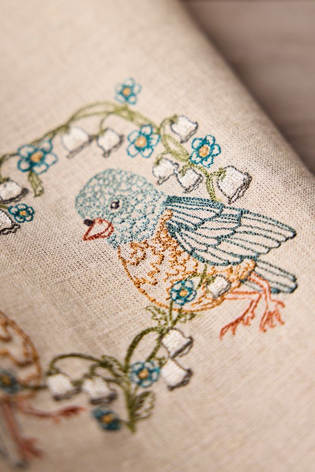 Coral & Tusk Lovebirds Dish Towel #2