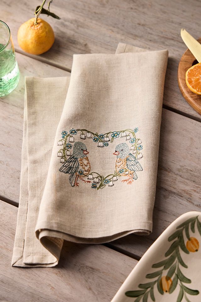 Anthropologie Inspired Dish Towels and Napkins - Thistle Key Lane