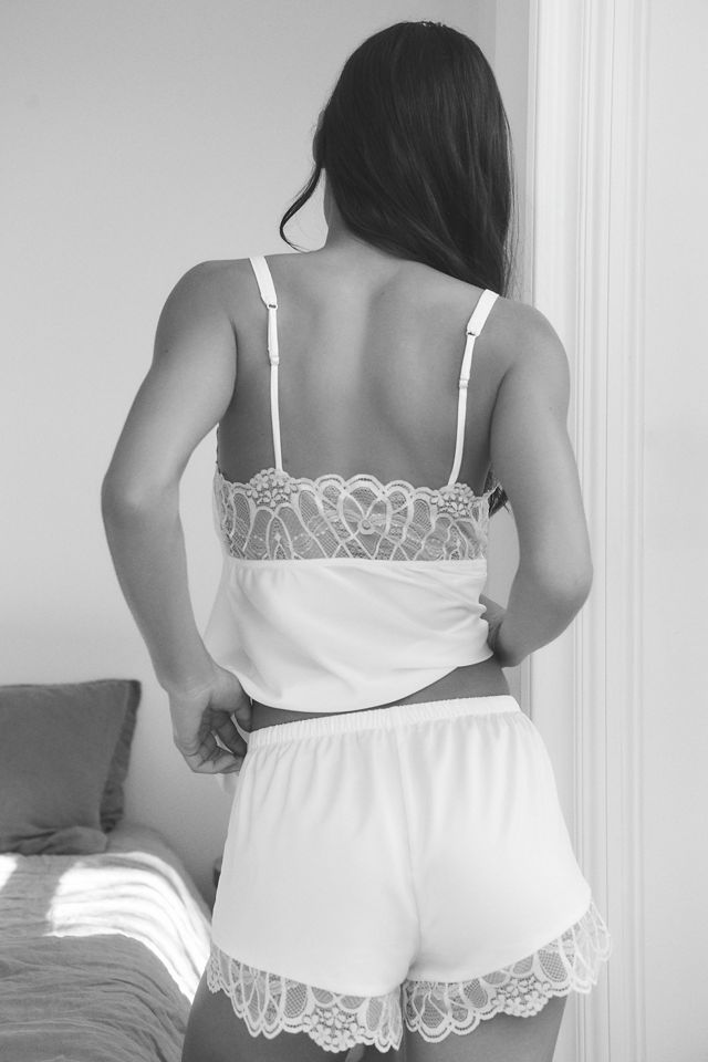 Flora Nikrooz Gabby Satin Cami Short Pajama Set #1