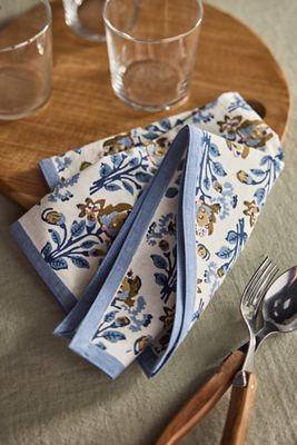 Blossom Cotton Napkins, Set of 4