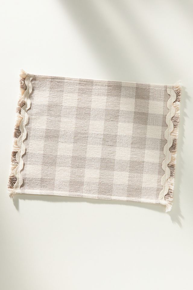 Helana Woven Gingham Placemat #1