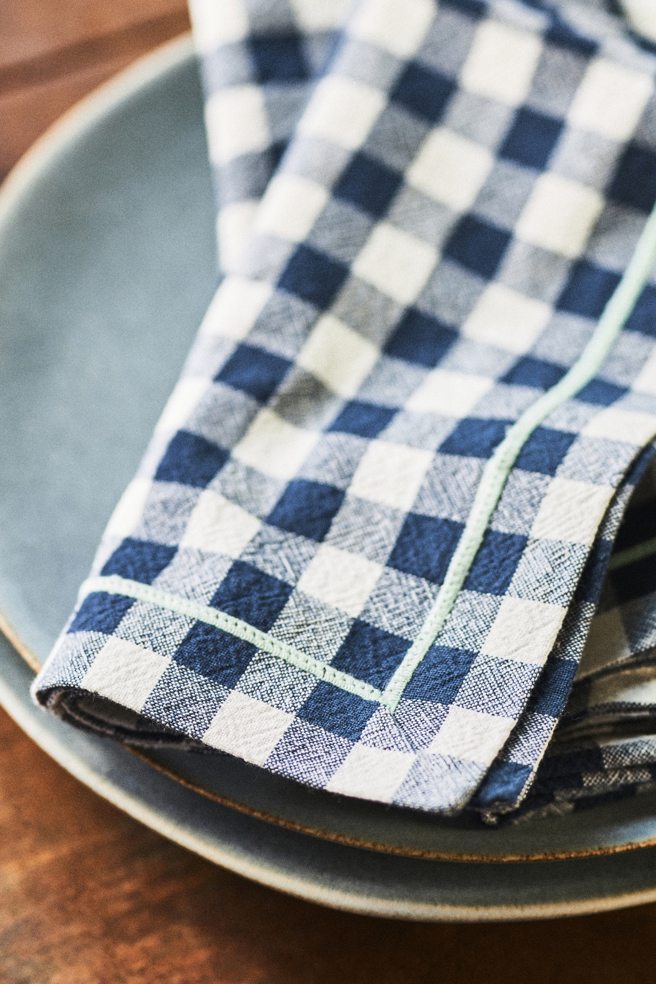 Ginny Gingham Napkins, Set of 4