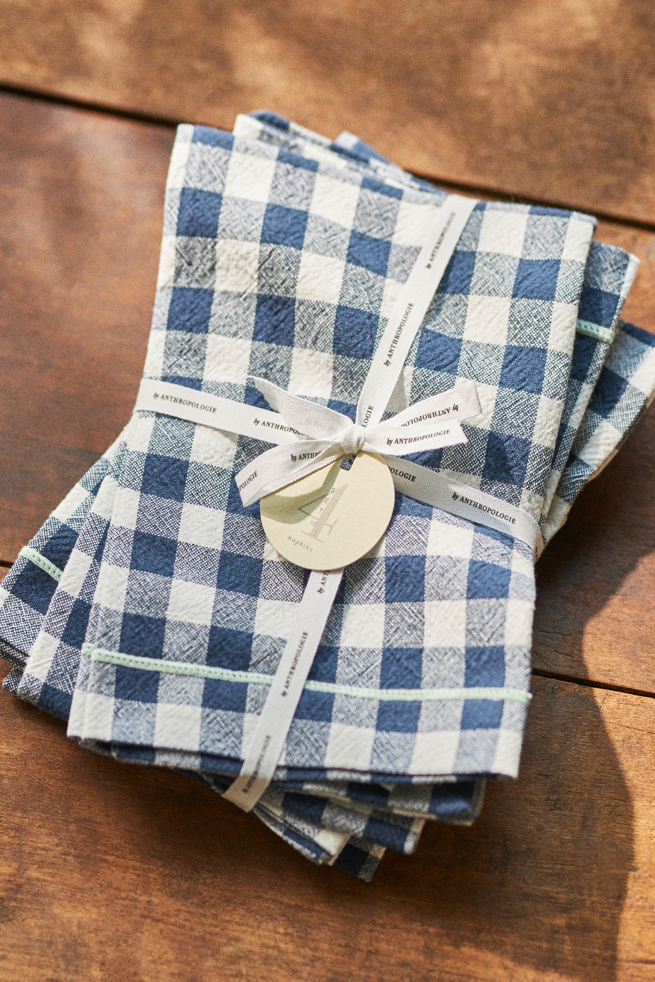 Ginny Gingham Napkins, Set of 4