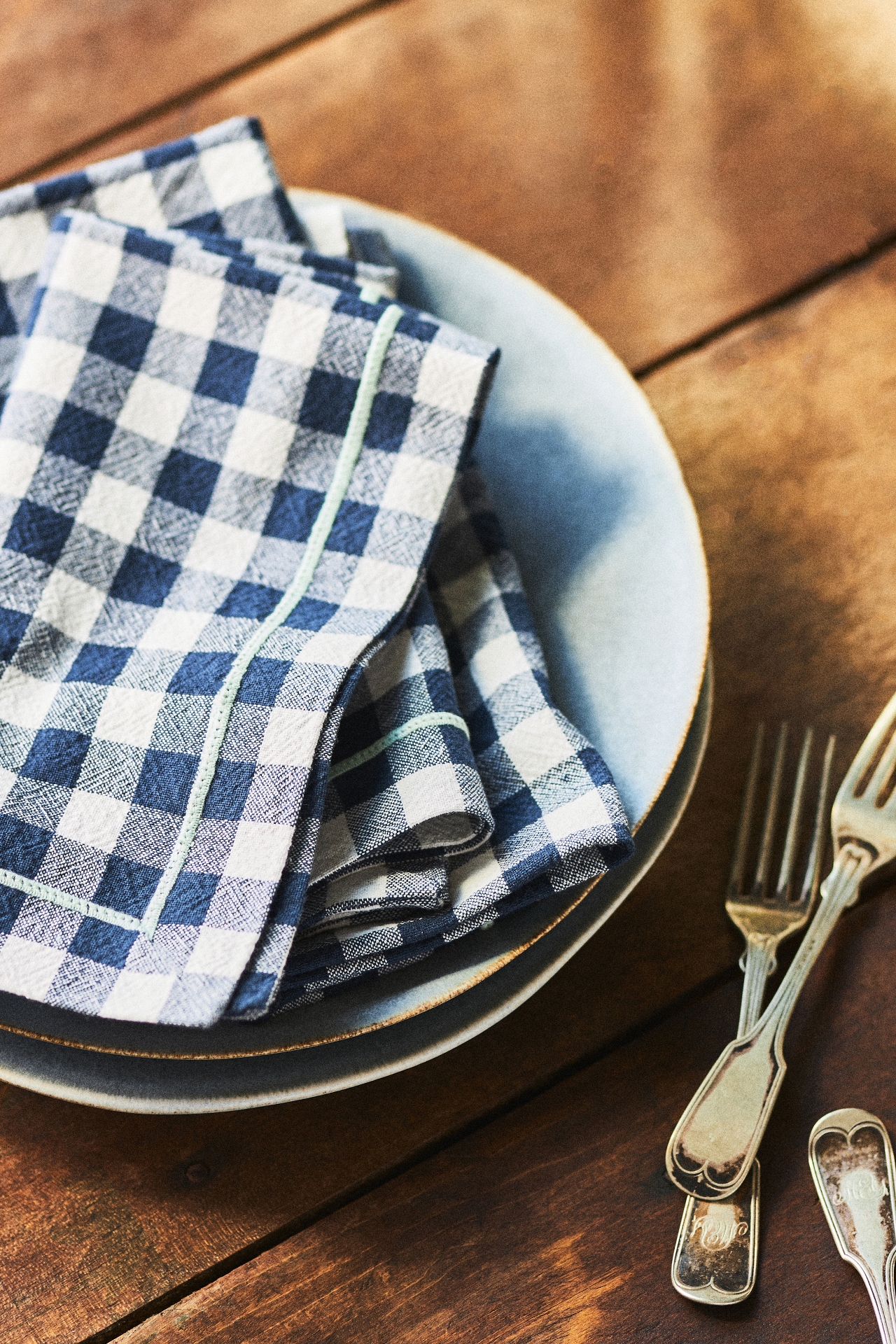 Ginny Gingham Napkins, Set of 4