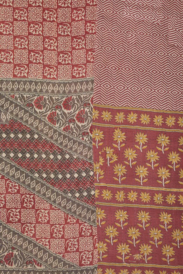 Anchal Twin Vintage Kantha Quilt No. T230502 #2