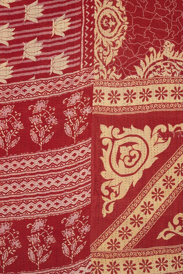 Anchal Twin Vintage Kantha Quilt No. T230514 #2