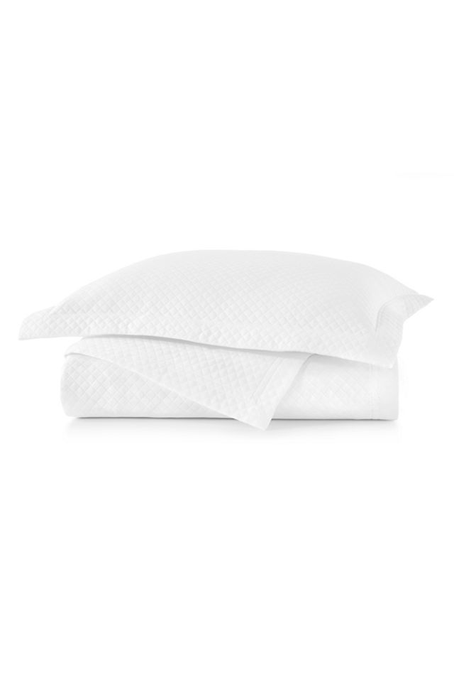 Oxford King White Organic Cotton Blend Throw Blanket