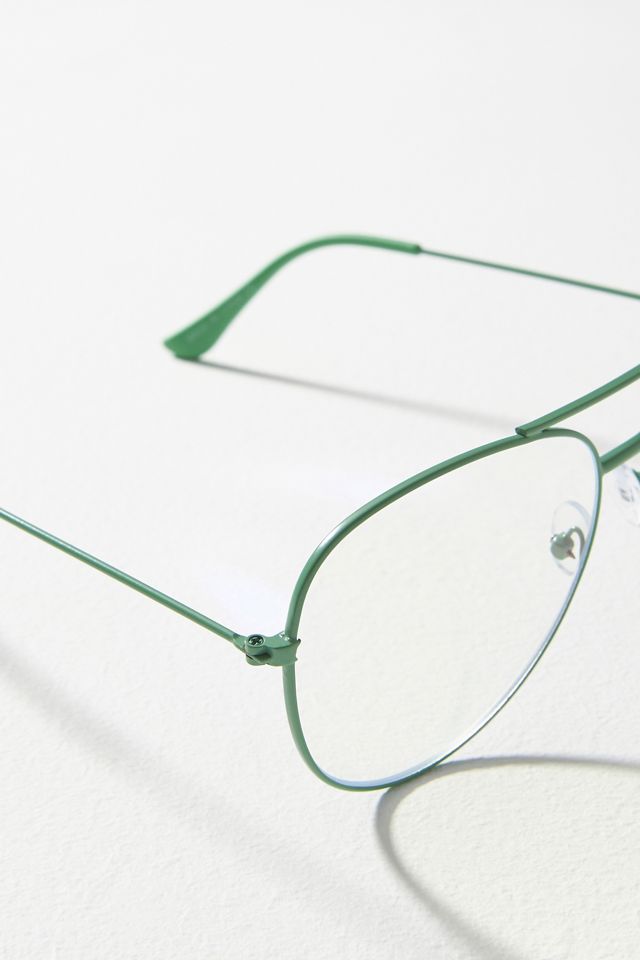 Matte Wire Aviator Glasses #2