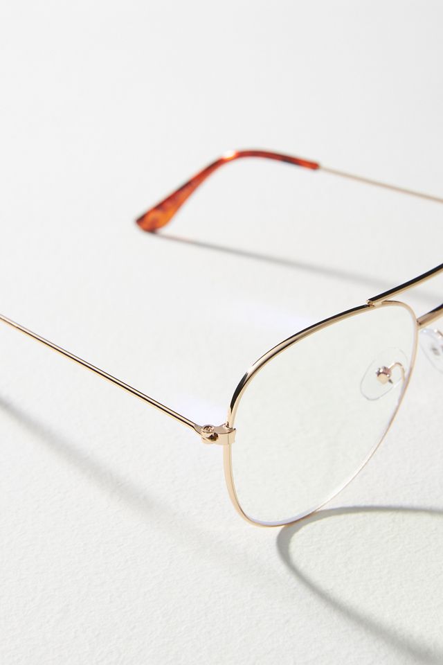 Matte Wire Aviator Glasses #2