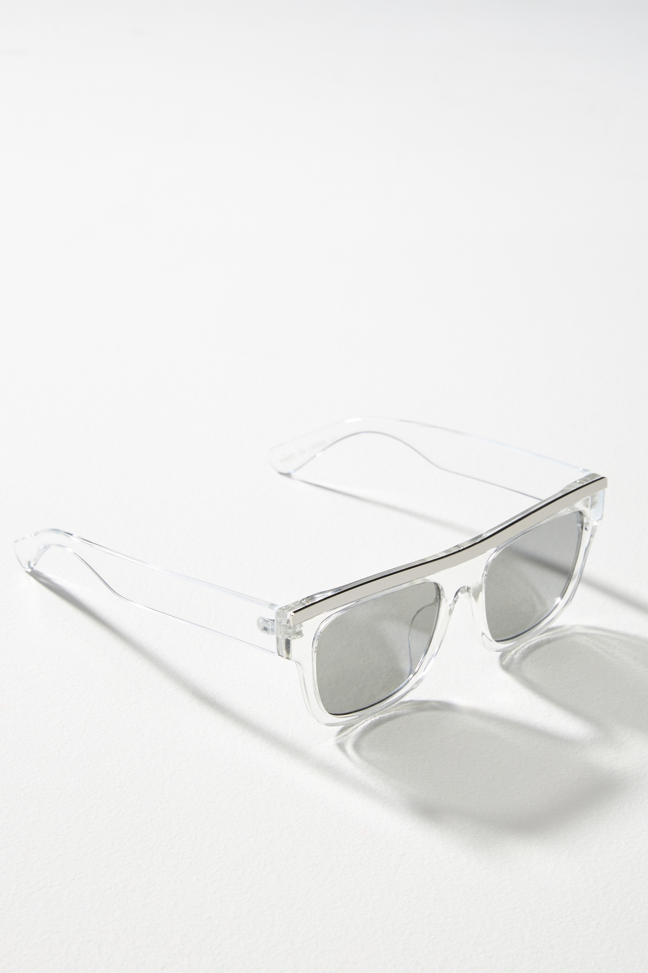 Metal Flat-Top Sunglasses