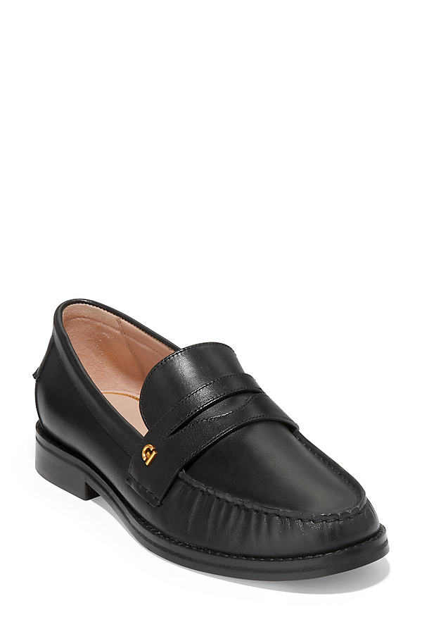 Shop Cole Haan Lux Pinch Penny Loafers In Black