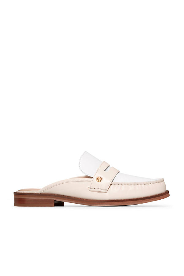 Shop Cole Haan Lux Pinch Penny Mules In White
