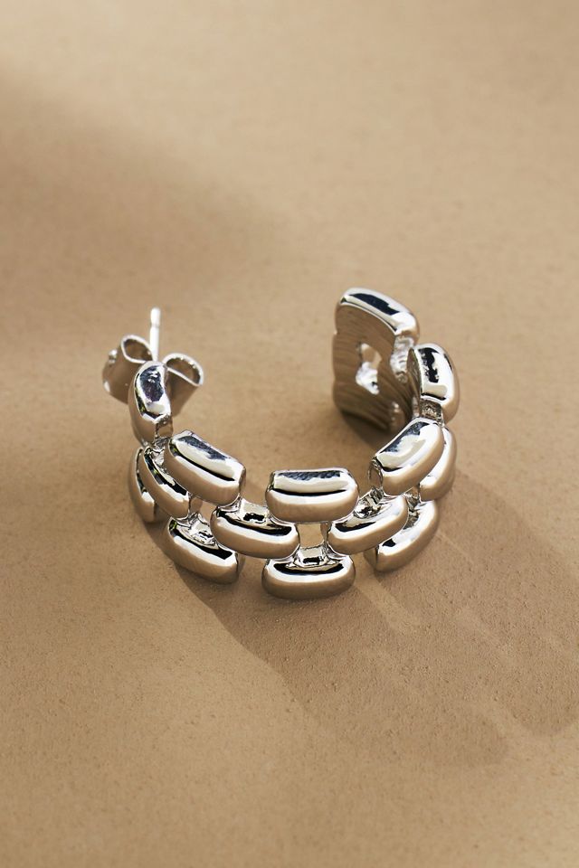 Thin Hoop Earrings #1