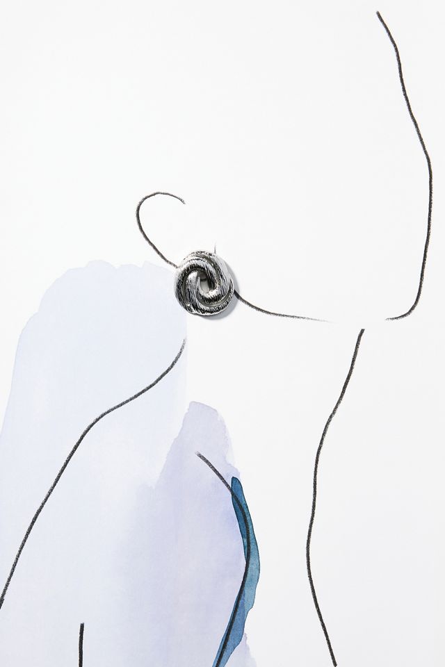 Textured Looped Post Earrings #2