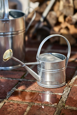 Galvanized Steel Watering Can, 1.5L