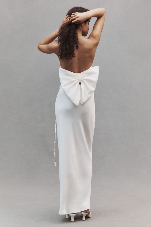 Hutch Delphine Strapless Bow-Back Top #2