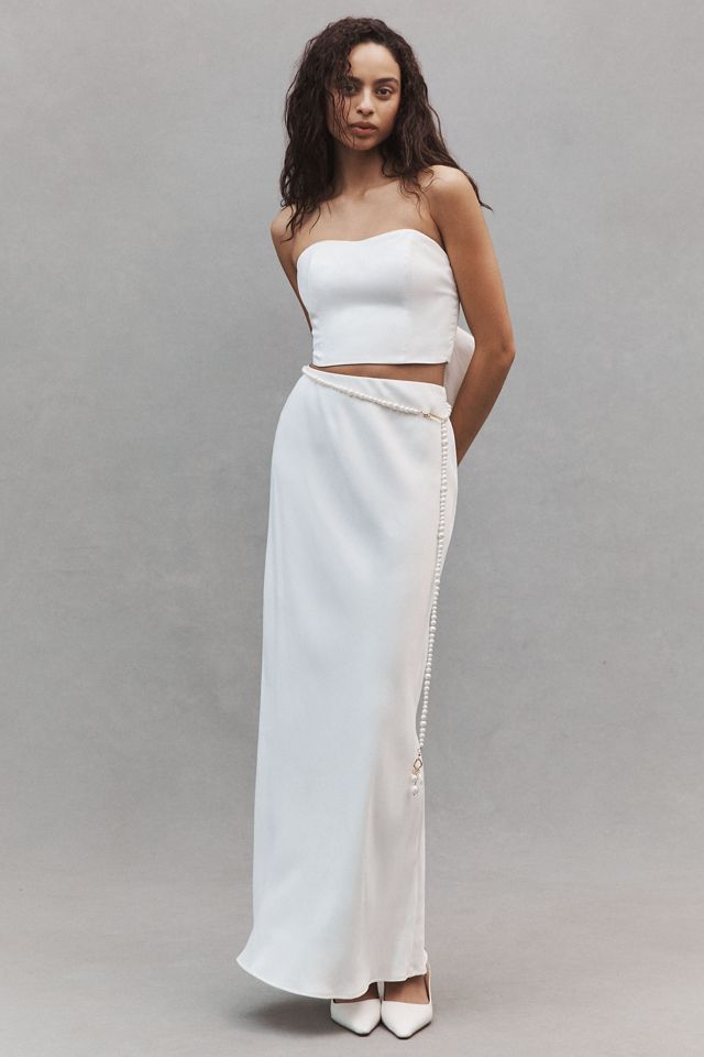Hutch Delphine Strapless Bow-Back Top #4