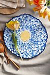 Blue Bloom Stoneware Platter