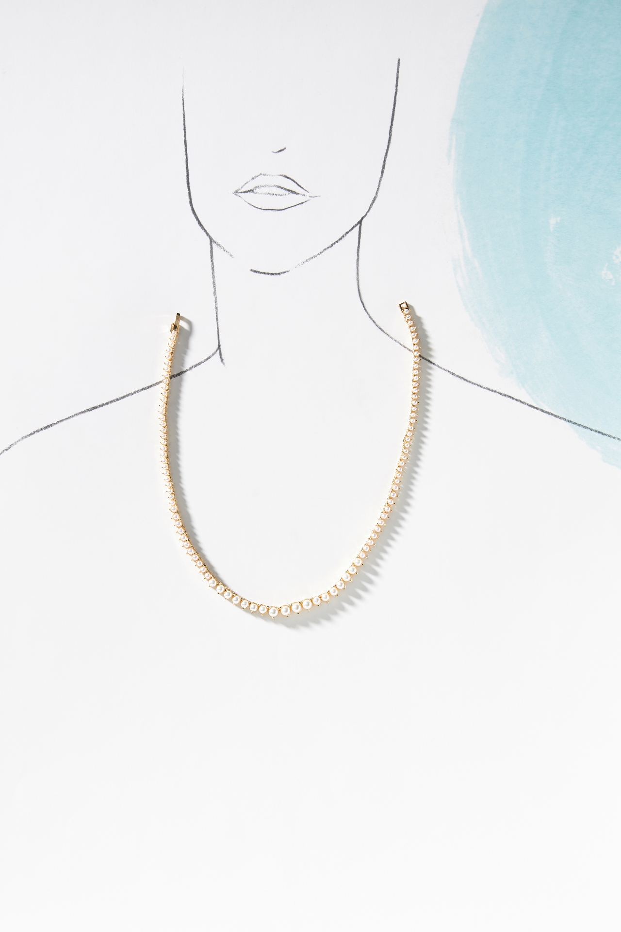 Pearl Tennis Necklace