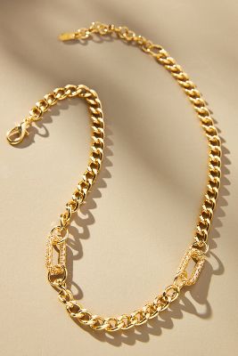 Maison Irem Lucca Chain Necklace In Gold