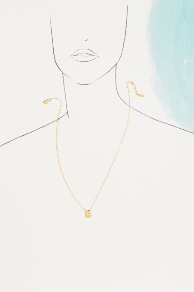 Maison Irem Heart Card Necklace #2