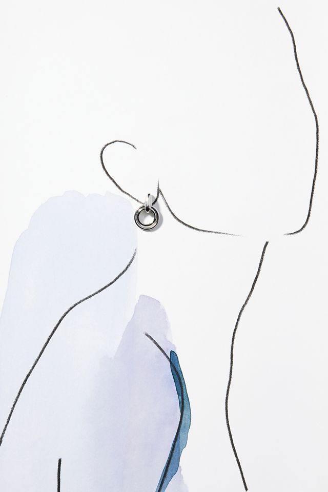 Double Circle Drop Earrings #2
