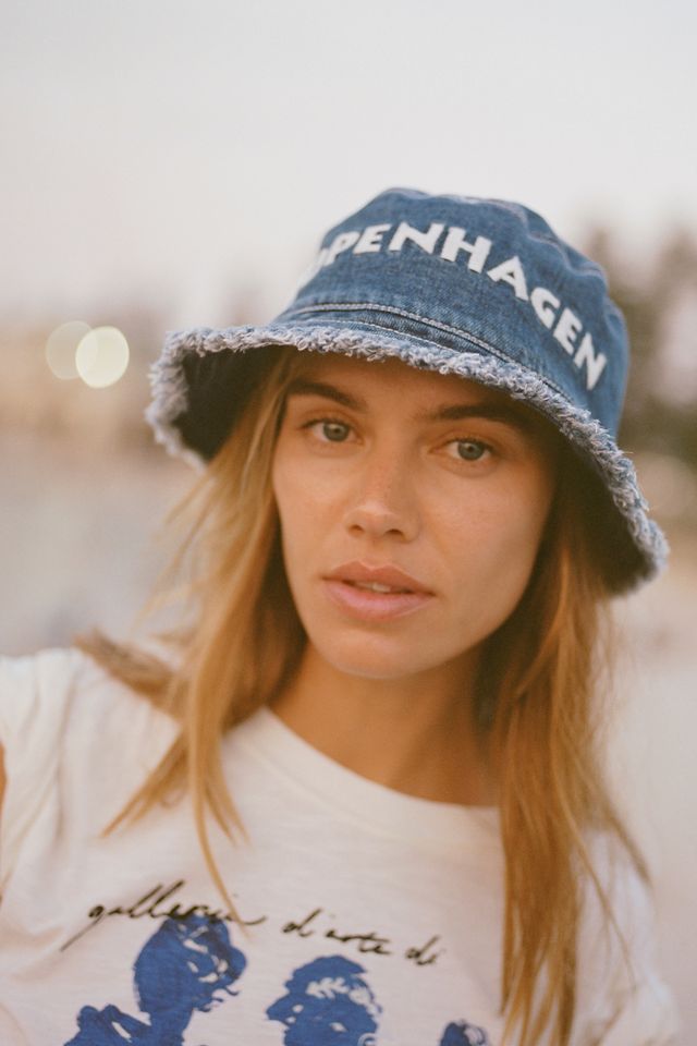 Baum Und Pferdgarten Leona Denim Bucket Hat | Anthropologie